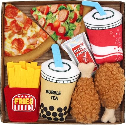Cats (8PCS) Fast Food Set Catnip Toys