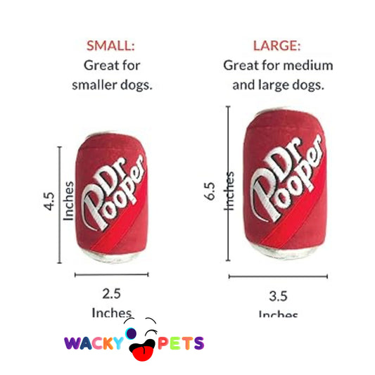 Dog Can Soda Plush Toy "Dr.Pooper"